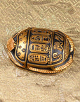 Ancient Egyptian Amulet Scarab Animal Figurine Unique Ornamental Mini Scarab Beetle Souvenir Figurine Desktop Decor for Gifts
