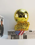New Golden Ballon Football Excellent Player Award Competition Honor Reward Spherical Trophy Best Gift Home Decor League Souvenir